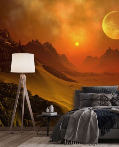 Fantasie Alien Planet 2 Alien Wall Mural Fantasie Alien Planet 2 Alien Wall Mural