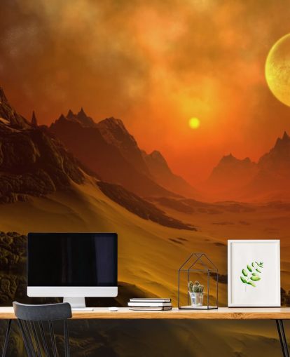 Fantasie Alien Planet 2 Alien Wall Mural Fantasie Alien Planet 2 Alien Wall Mural