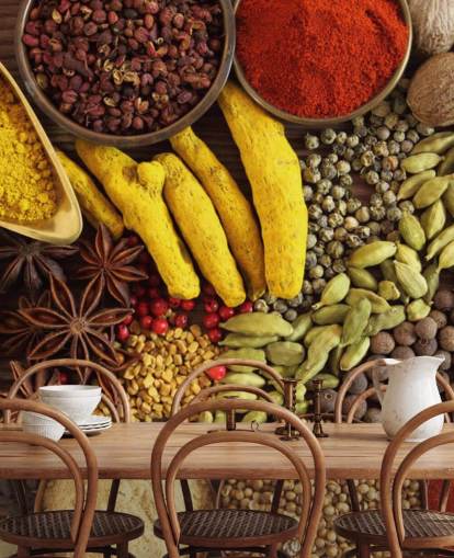 Collection of Spices Wallpaper Collection of Spices Wallpaper