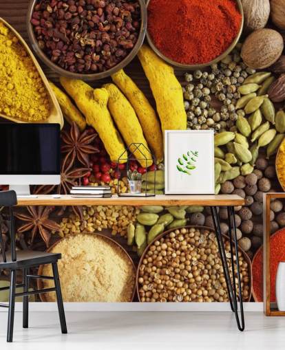 Indsamling af krydderier Baggrund Indsamling af krydderier Baggrund