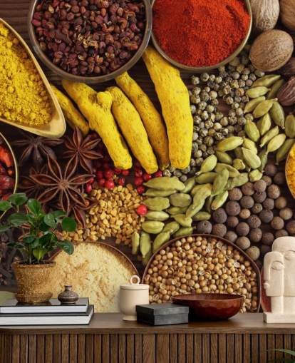 Collection of Spices Wallpaper Collection of Spices Wallpaper