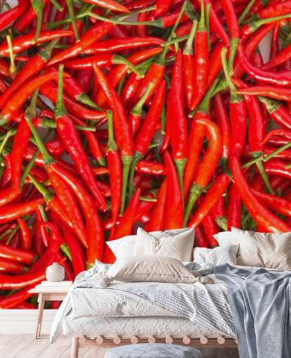 Heiße Chilischoten Tapete