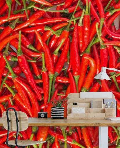 Papier peint Hot Chilli Peppers Papier peint Hot Chilli Peppers