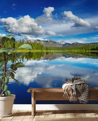 Skov ved Lake vægmaleri