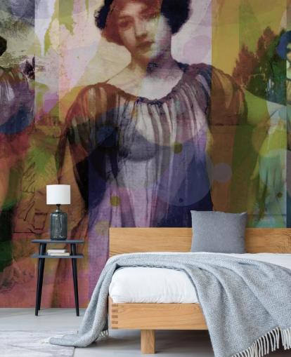 abstract of vintage art wallpaper