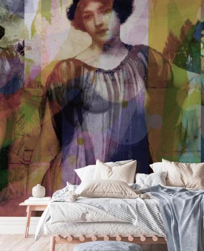 abstract of vintage art wallpaper