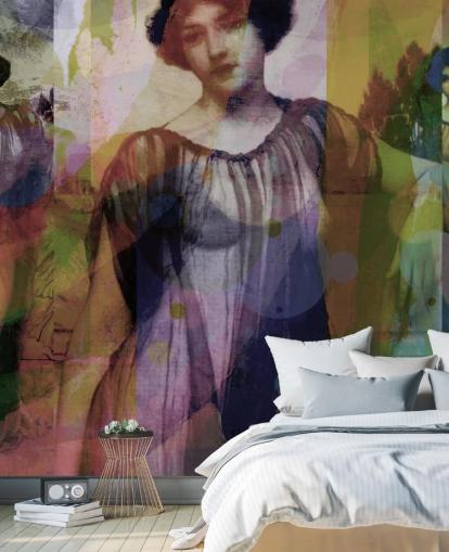 abstracto de papel tapiz de arte vintage