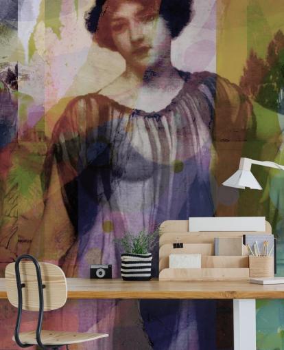 abstrakti vintage art tapetti abstrakti vintage art tapetti