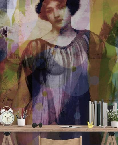 abstract of vintage art wallpaper