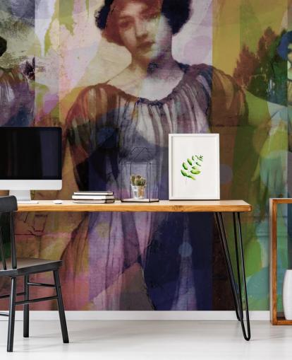 abstract of vintage art wallpaper