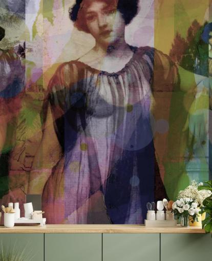 abstract of vintage art wallpaper