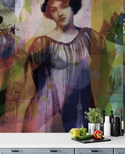 abstrakt af vintage kunst tapet abstrakt af vintage kunst tapet