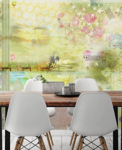 Papel pintado Limegreen Garden