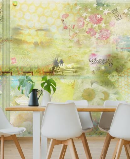 Limegreen Garden Wallpaper