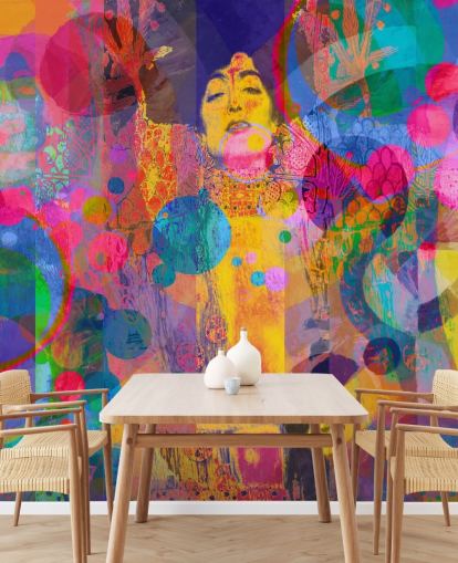 carta da parati murale colorata personalizzata arcobaleno chiamata Crazy Rainbow carta da parati murale colorata personalizzata arcobaleno chiamata Crazy Rainbow