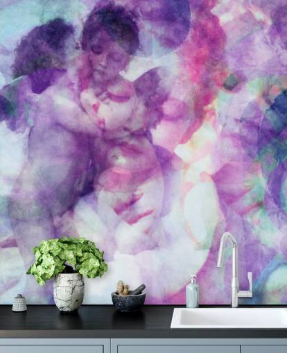 abstrait nuageux violet des anges papier peint abstrait nuageux violet des anges papier peint