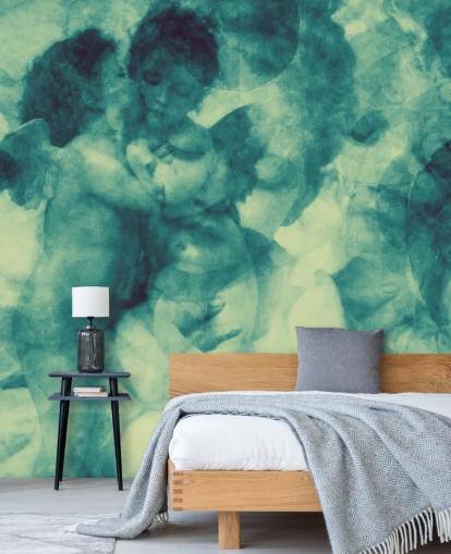 angel turquoise abstract wallpaper angel turquoise abstract wallpaper