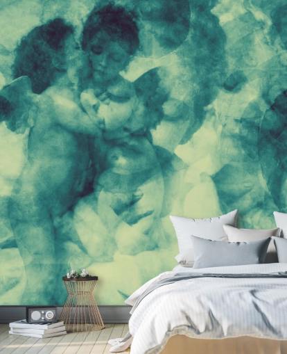 angel turquoise abstract wallpaper angel turquoise abstract wallpaper