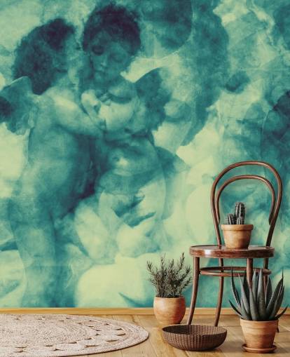 angel turquoise abstract wallpaper angel turquoise abstract wallpaper