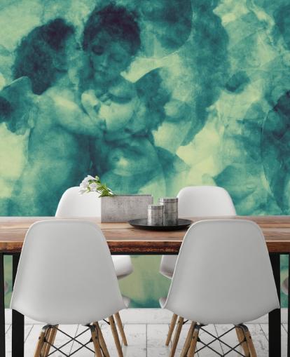 angel turquoise abstract wallpaper angel turquoise abstract wallpaper