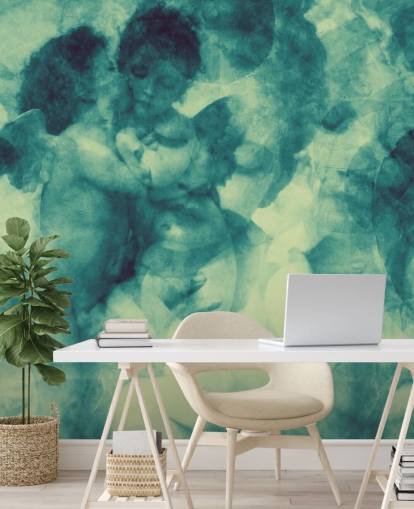 angel turquoise abstract wallpaper angel turquoise abstract wallpaper