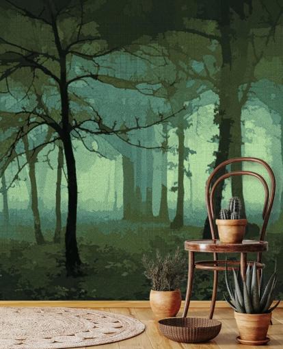 Decorazione murale Delusion-Green di Studio Arterie