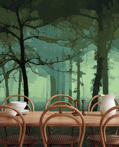 Decorazione murale Delusion-Green di Studio Arterie