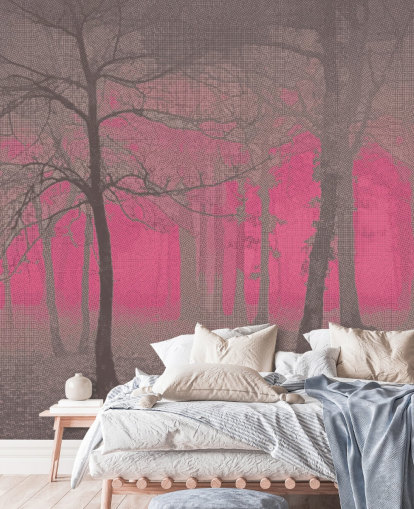 Delusion - Decorazione murale rosa di Studio Arterie