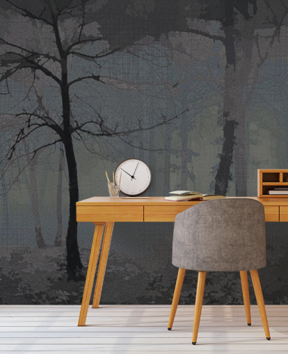 papier peint forêt noire papier peint forêt noire