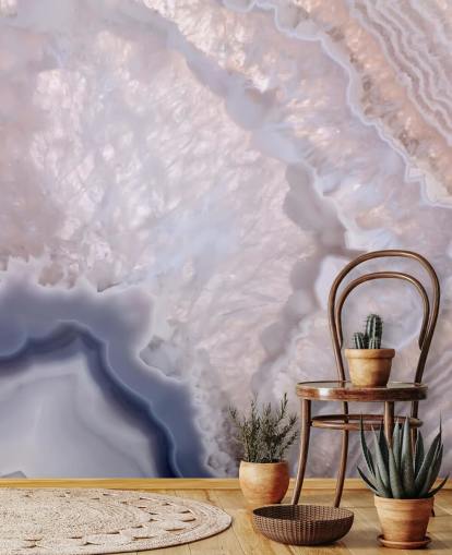 papier peint effet marbre violet