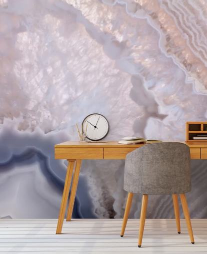 papel pintado efecto mármol púrpura