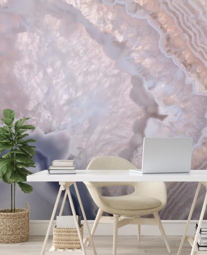 papel pintado efecto mármol púrpura