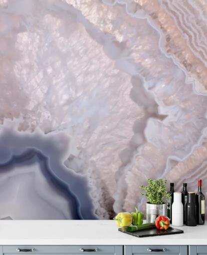 papel pintado efecto mármol púrpura