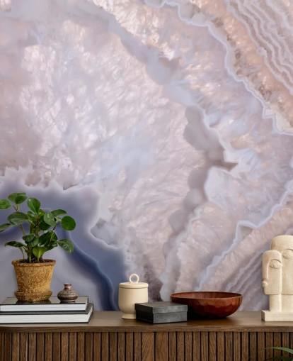 papier peint effet marbre violet