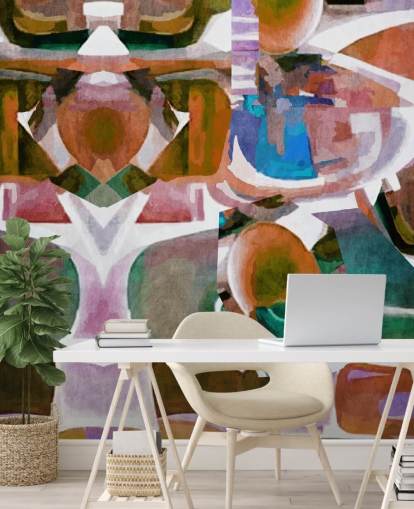 Papel de Parede Abstrato Formas