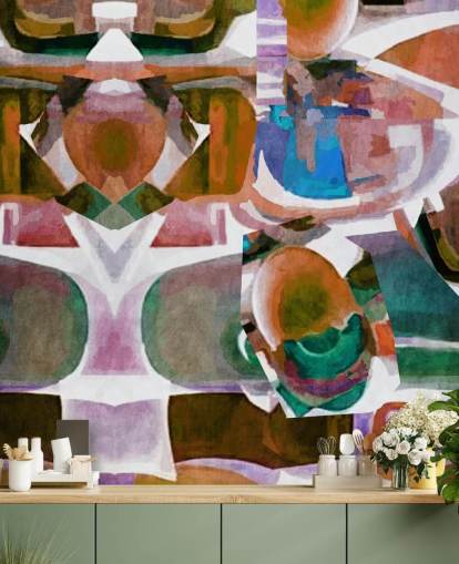 Ruskeat muodot Abstrakti Taustakuva Ruskeat muodot Abstrakti Taustakuva