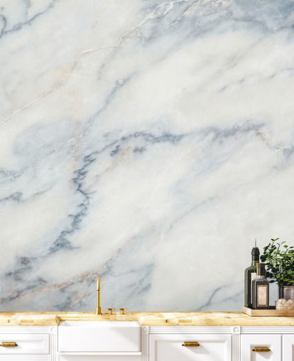 Papier peint mural en marbre Pale Stone