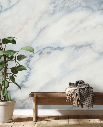 Papier peint mural en marbre Pale Stone