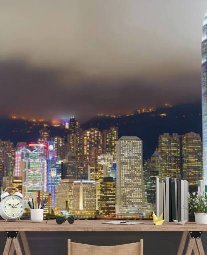 colourful hong kong at night wallpaper colourful hong kong at night wallpaper