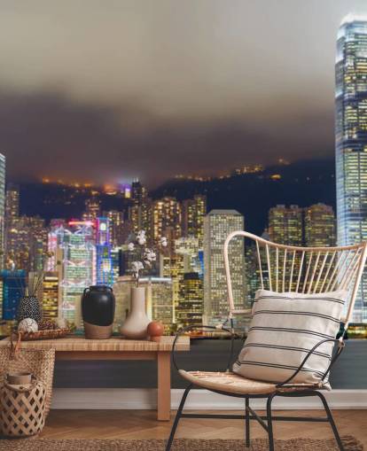 colourful hong kong at night wallpaper colourful hong kong at night wallpaper