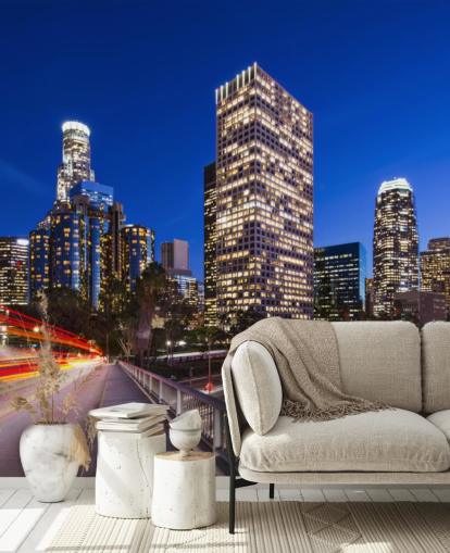 Los Angeles-lys Los Angeles Lights Baggrund 