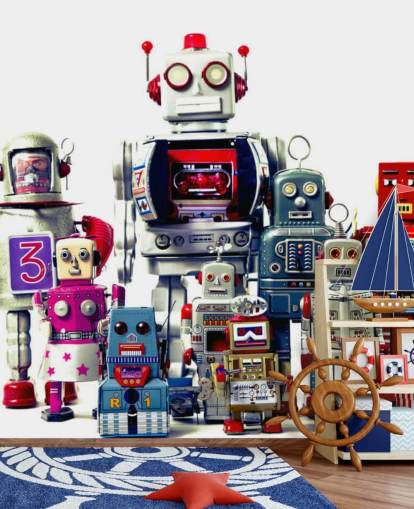 Robotar Robot Bakgrund Robotar Robot Bakgrund