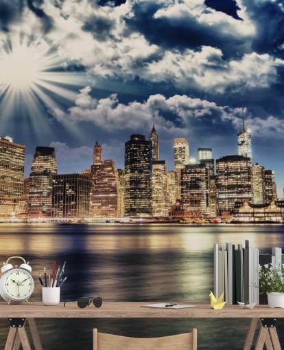 Ala-Manhattan Brooklynista New Yorkin taustakuva 