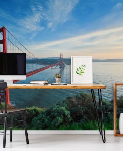 fond d'écran vue pont rouge