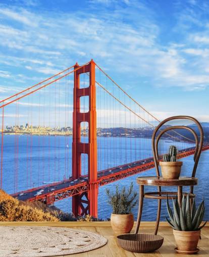 carta da parati san francisco red bridge