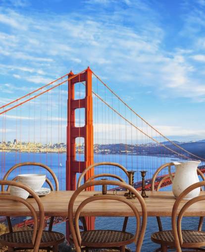 san francisco red bridge wallpaper