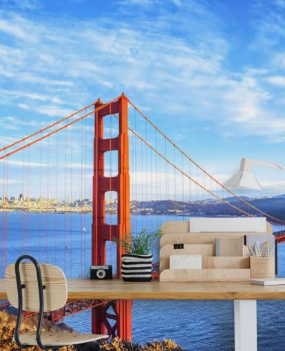San Francisco rote Brücke Tapete