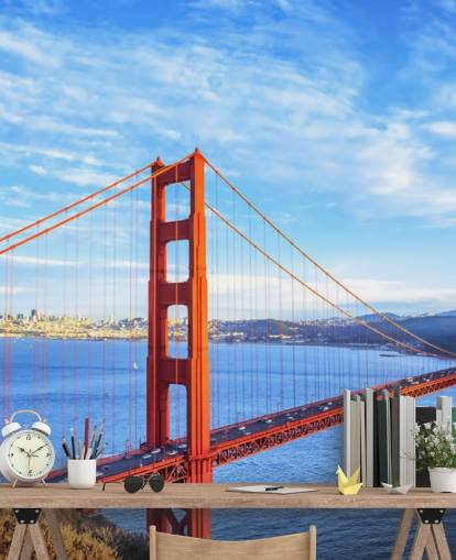 carta da parati san francisco red bridge