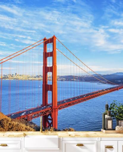 san francisco rød bro tapet