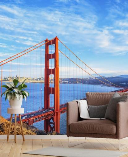 san francisco punainen silta tapetti